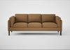Sonno 4 Seater Sofa Siena Cotton Clay / Walnut
