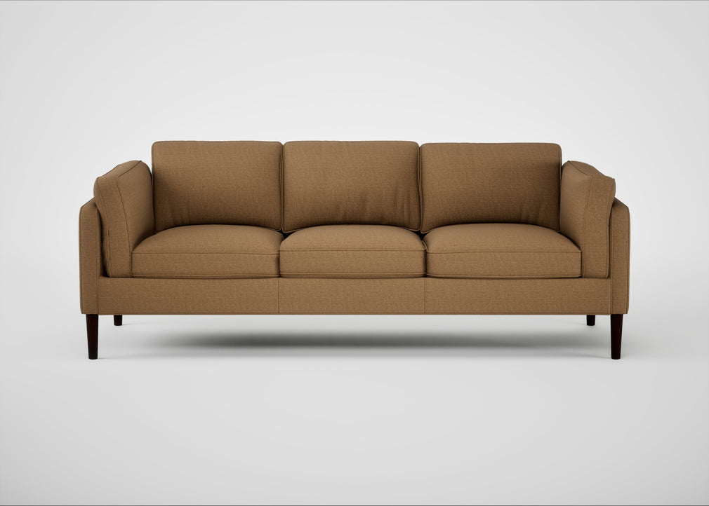 Sonno 4 Seater Sofa Siena Cotton Clay / Wenge Black