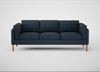 Sonno 4 Seater Sofa Siena Cotton Deep Sea / Natural