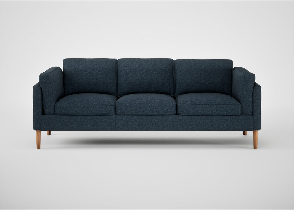 Sonno 4 Seater Sofa Siena Cotton Deep Sea / Natural