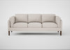 Sonno 4 Seater Sofa Siena Cotton Natural / Walnut