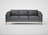 Sonno 4 Seater Sofa Siena Cotton Shale Grey / Natural