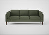 Sonno 4 Seater Sofa Loop Boucle Forest / Walnut