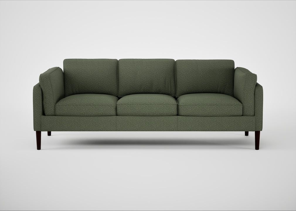Sonno 4 Seater Sofa Loop Boucle Forest / Wenge Black