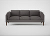 Sonno 4 Seater Sofa Loop Boucle Granite / Walnut