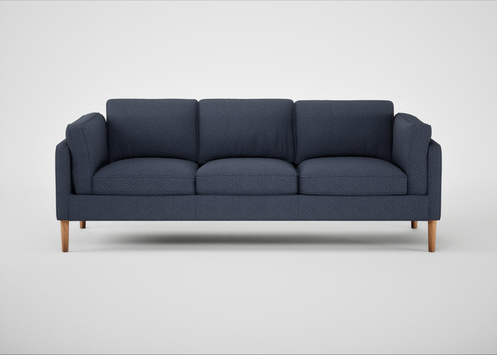 Sonno 4 Seater Sofa Loop Boucle Navy / Natural