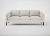 Sonno 4 Seater Sofa Loop Boucle Polar / Walnut