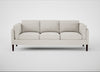 Sonno 4 Seater Sofa Loop Boucle Polar / Wenge Black