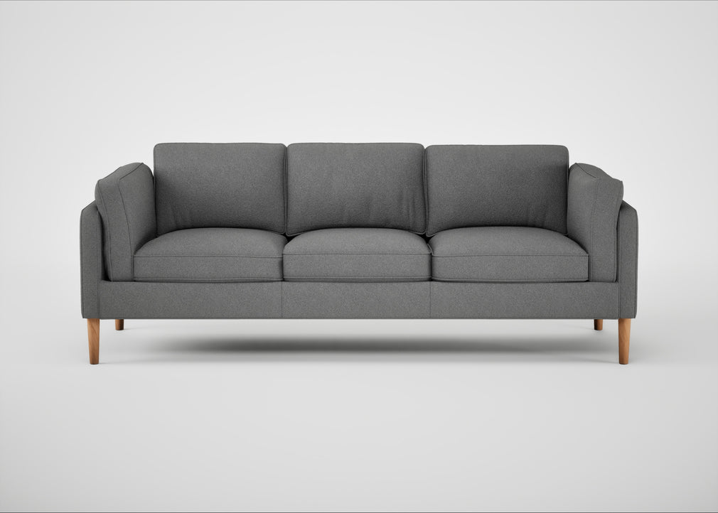 Sonno 4 Seater Sofa St Moritz Wool Light Grey / Natural