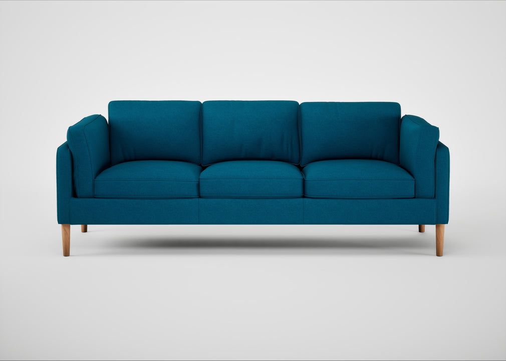 Sonno 4 Seater Sofa St Moritz Wool Teal / Natural