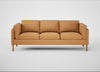 Sonno 4 Seater Sofa Daino Leather Parchment / Natural