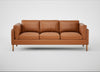 Sonno 4 Seater Sofa Daino Leather Treacle / Natural
