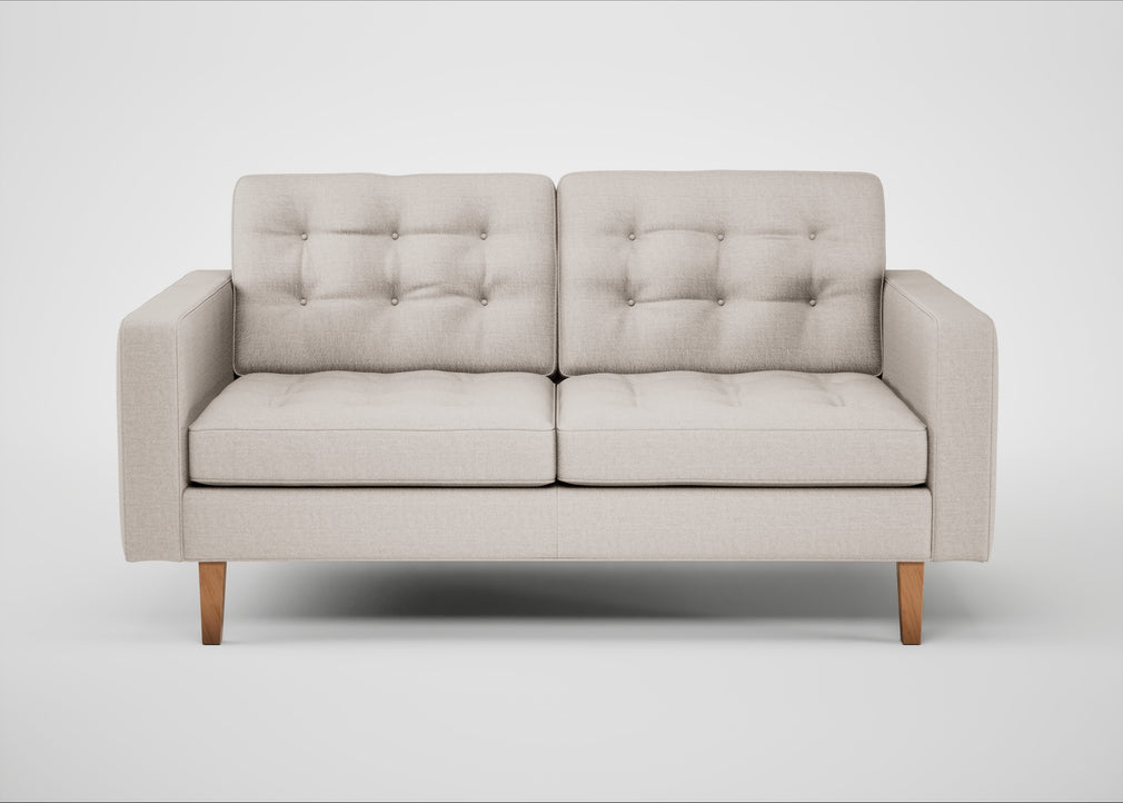 Hepburn 2 Seater Sofa Siena Cotton Natural / Natural