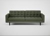 Hepburn 4 Seater Sofa Loop Boucle Forest / Wenge Black