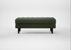 Hepburn Ottoman Loop Boucle Forest / Wenge Black