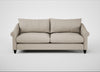 Devon 4 Seater Sofa Broad Weave Putty / Black