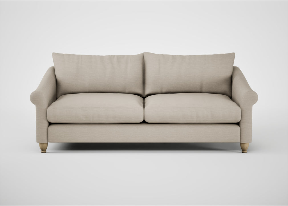 Devon 4 Seater Sofa Broad Weave Putty / Natural