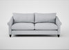 Devon 4 Seater Sofa Broad Weave Tin / Black