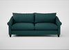 Devon 4 Seater Sofa Brushed Cotton Pine / Black