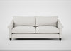 Devon 4 Seater Sofa Capelo Linen-Cotton Sea Salt / Black