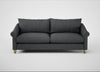 Devon 4 Seater Sofa Melton Wool Granite / Natural