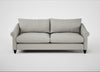 Devon 4 Seater Sofa Melton Wool Limestone / Black