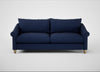Devon 4 Seater Sofa Melton Wool New Navy / Natural