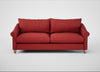 Devon 4 Seater Sofa Melton Wool Red Oxide / Natural