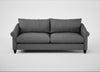 Devon 4 Seater Sofa Melton Wool Shale / Black
