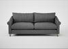 Devon 4 Seater Sofa Melton Wool Shale / Natural