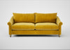 Devon 4 Seater Sofa Smart Luxe Velvet Canary / Natural