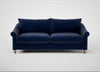 Devon 4 Seater Sofa Smart Luxe Velvet Midnight / Natural