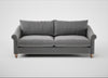 Devon 4 Seater Sofa Smart Velvet Mercury / Natural