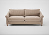 Devon 4 Seater Sofa Smart Velvet Pebble / Natural