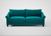 Devon 4 Seater Sofa Smart Velvet Petrol / Black