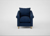 Devon Armchair Broad Weave Lagoon / Natural
