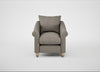 Devon Armchair Broad Weave Pebble / Natural