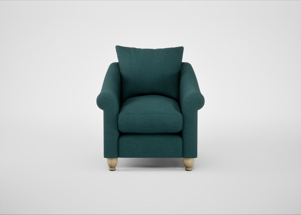 Devon Armchair Brushed Cotton Pine / Natural