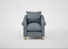 Devon Armchair Capelo Linen-Cotton Mineral / Natural