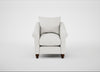 Devon Armchair Capelo Linen-Cotton Sea Salt / Walnut Stained