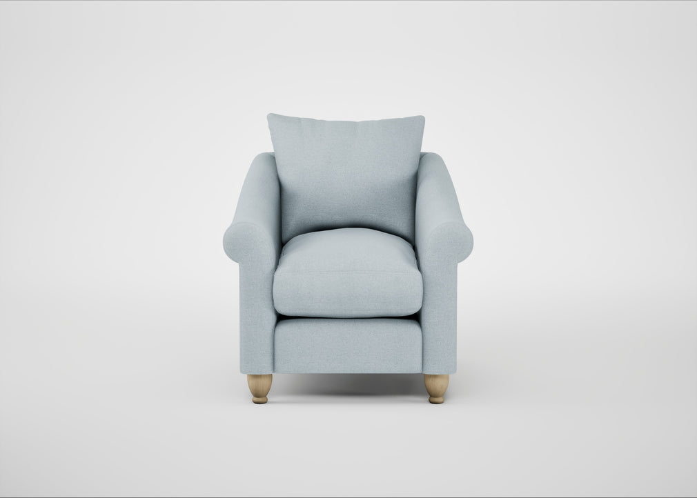 Devon Armchair Capelo Linen-Cotton Sea Shanty / Natural