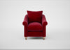Devon Armchair Smart Luxe Velvet Mulberry / Natural
