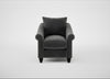Devon Armchair Smart Luxe Velvet Nickel / Black