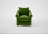 Devon Armchair Smart Luxe Velvet Grass / Natural