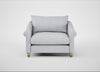 Devon Loveseat Broad Weave Tin / Natural
