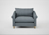 Devon Loveseat Capelo Linen-Cotton Mineral / Natural