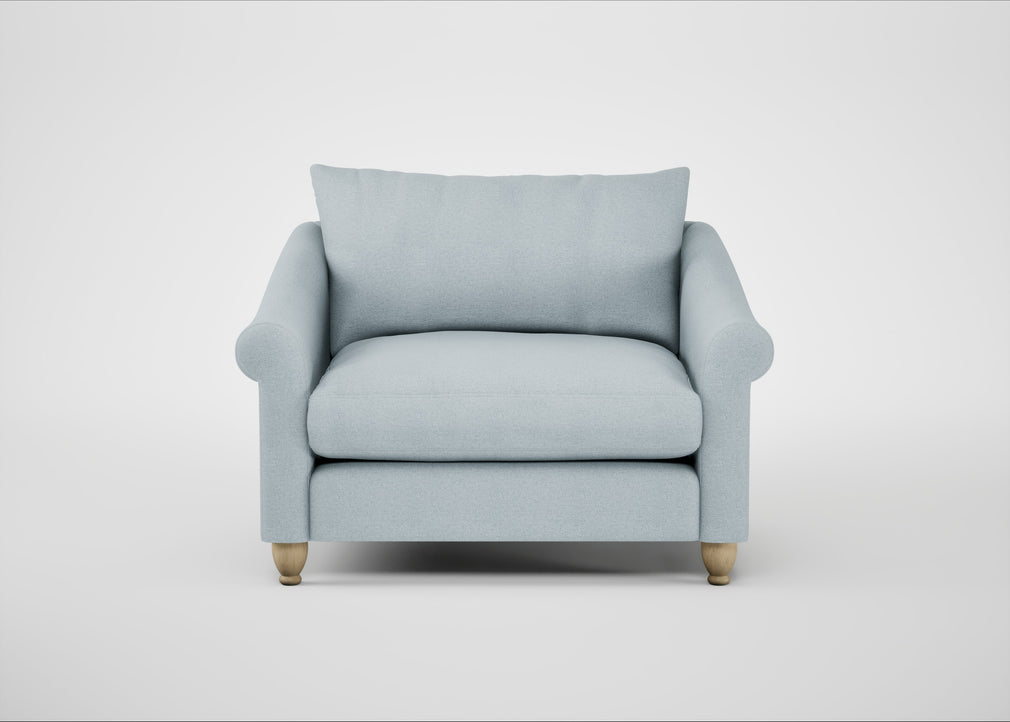 Devon Loveseat Capelo Linen-Cotton Sea Shanty / Natural