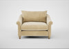 Devon Loveseat Smart Luxe Velvet Biscuit / Natural