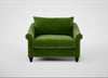 Devon Loveseat Smart Luxe Velvet Grass / Black
