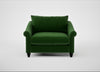 Devon Loveseat Smart Velvet Forest / Black